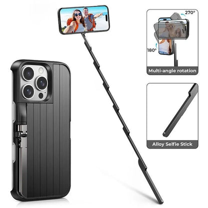 INSTIK™ 3-in-1 Phone Case | Selfie Stick, Stand & Cover