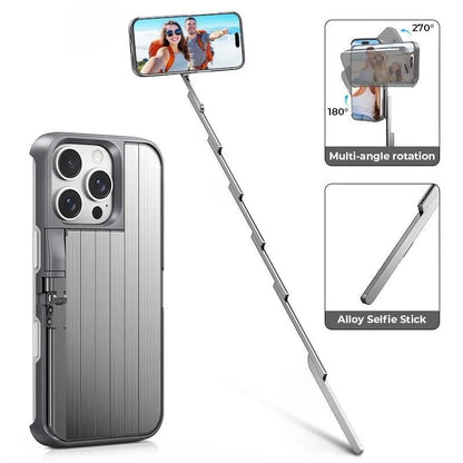 INSTIK™ 3-in-1 Phone Case | Selfie Stick, Stand & Cover
