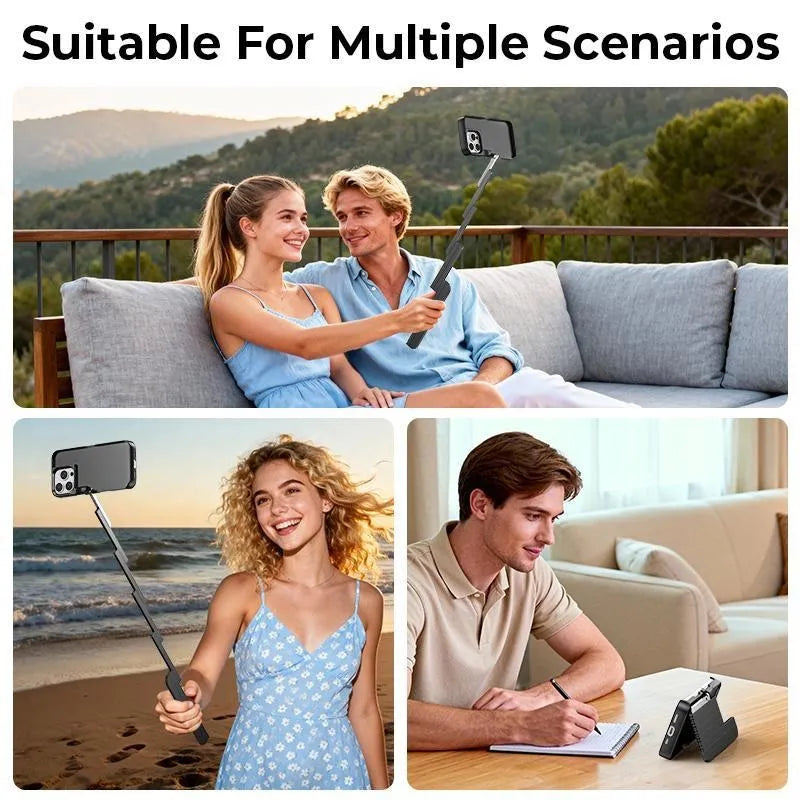 INSTIK™ 3-in-1 Phone Case | Selfie Stick, Stand & Cover