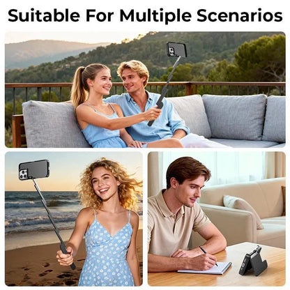 INSTIK™ 3-in-1 Phone Case | Selfie Stick, Stand & Cover